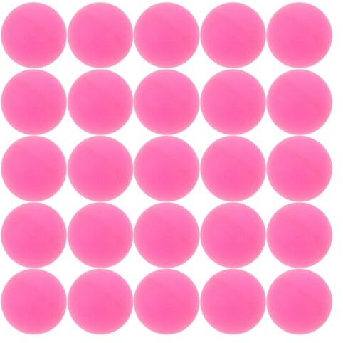 HOODANCOS 50 Stück Mattierte 40mm Tischtennisbälle Kunststoff 50 Stück Farbige Lotteriekugeln für Partydekoration Weihnachtsfeier Poolspiele Selbstgemacht Bastelprojekte