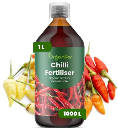 Engrais Liquide Pour Piment - 1L - 2-1-8 NPK | Formule - Pour Floraison Et Récolte Abondante - Organifer