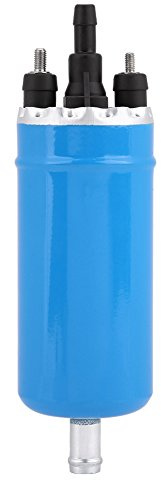 Qiilu Benzin Pumpe Inline Hochdruck-Kraftstoffpumpe mit Installationssatz 38 für E23 E24 E12 E28 E30