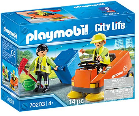 PLAYMOBIL 70203 City Life Kehrmaschine, ab 4 Jahren