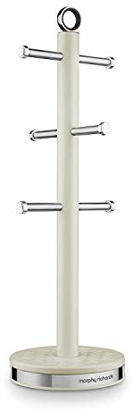 Morphy Richards 978058 Dimensions 6 Cup Mug Tree, Ivory Cream