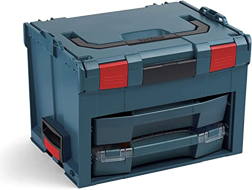 L-BOXX LS 306 | Cassetta Degli Attrezzi Professionale Vuota Con i-BOXX 72 I3 e Cassetto LS 72 Vuoto, Senza Logo, Colore: Blu