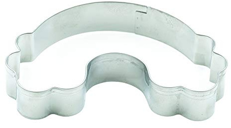 BekkiB - Ausstechform Regenbogen - ca. 8 cm, Ausstecher aus Edelstahl, spülmaschinengeeignet - 88074