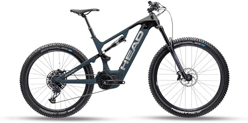 Head Unisex - Adult Muret 1.0 Full Suspension E-Mountain Bike E-Fully, Graphite/Black