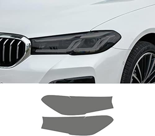 SCurti Auto Scheinwerfer Folie Für BMW 5er G30 G31 M5 Facelift 2021 2022 Auto-Scheinwerfer-Schutzfolie, Frontlicht, transparent, geschwärzt, Tönung, Vinyl-Aufkleber