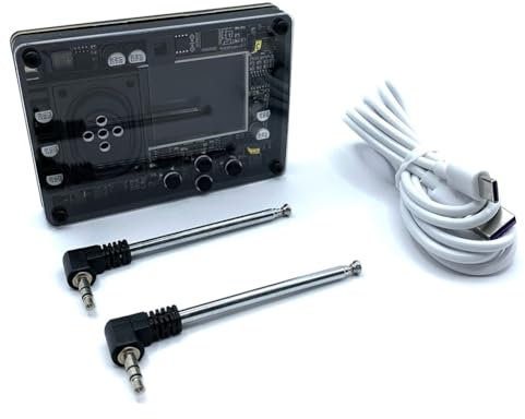 Carriere Mini-Theremin-Musikinstrument mit Bildschirmanzeige, Geschenk, Einfache Installation, Schwarz
