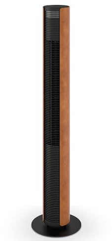 Stadler Form Peter - Ventilador de torre, bajo consumo y silencioso con 29 dB(A), con mando a distancia, función de orientación, 6 velocidades, temporizador, LED regulable