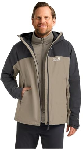 Jack Wolfskin Men's Wild Places 3-in-1 Jacket M Jacket