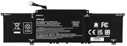 JPking BN03XL Laptop Battery for HP Envy X360 13-ay 13-ba 13-bd 15-ed 15m-ed 15-ee 15m-ee 15-EU 15m-eu0 15-es 15m-es 13z-ay000 13t-ba000 13t-bd000 HSTNN-DB9N L7 3965-271 L76965-2C1 L76965-AC1