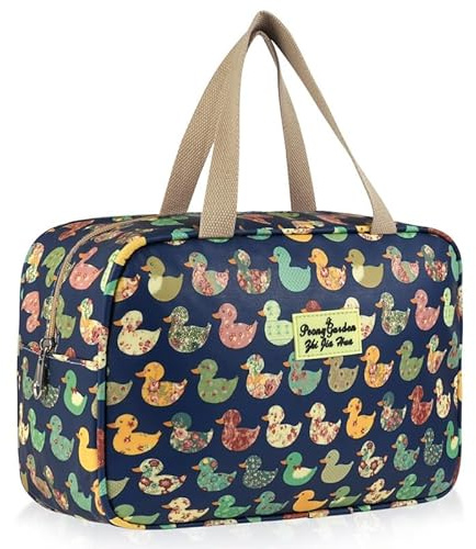 Aucuu Beauty Case Da Viaggio, Borsa da Toilette per Donna, Borse per Cosmetici con zip，Borsa Da Toilette Impermeabile Di Grande Capacità Per Brevi Viaggi, Affari E Ufficio