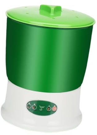 Baoblaze Sprouts de Frijoles Fabricante automático Creciente a Gran Capacidad con 3 Modos estacionales Sprouter de semilla para Frijol Rojo Alta confiabilidad