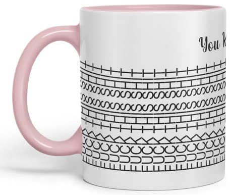 Vixar You Keep Me Sane Fuck This Shit Mug Hidden Message Funny Adult Humor Sarcastic Gift Ceramic Coloured Mug Cup for Tea Coffee Hot Brew 330ml 11Oz Gift (Pink)