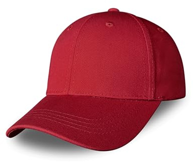 Bella Accessori Cappellino Baseball Regolabile Unisex Stile Casual Adatto per Sport attività All'aperto Lavoro E Tempo Libero Tessuto Traspirante E Confortevole Ideale per Uomo E Donna Bordeaux
