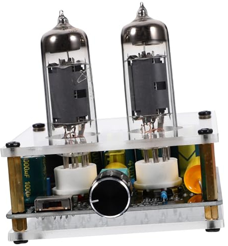 NUOBESTY Preamplificatore Valvolare Phono Tubo Vuoto per Giradischi Hifi Portatile Leggero e Facile da Installare Amplificatore Audio per Home Theater e Sistemi Audio Domestici