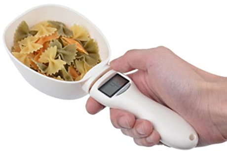 Cuchara medidora digital precisa de alimentos para mascotas, báscula de gramos precisa, cuchara de cocina de fácil uso, equilibrio de alimentos versátil para el hogar para