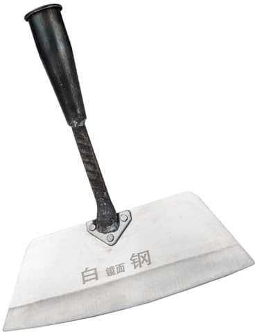 jojofuny Bêche de Jardin en Métal Manganèse 26 CM Pelle à Main Robuste pour Désherbage Outil Manuel Ergonomique pour Sol Compacté et Jardinage