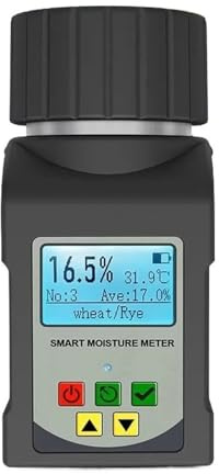 Misuratore di umidità, Misuratore Digitale Di Umidità Per Cereali, Tester Per 25 Tipi, Mais, Caffè, Semi, Grano, Igrometro, Analizzatore,per carta da legna da ardere
