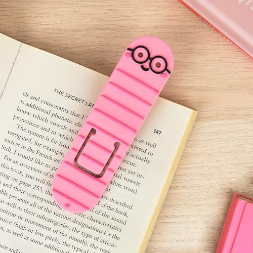 Bookworm Clip-On Reading Light & Bookmark – Flexible LED Book Light for Kids & Adults | Portable Bedtime & Travel Reading Lamp | Battery Included
