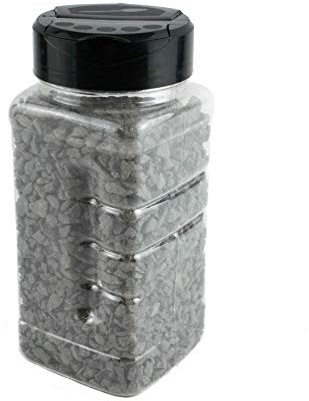WWS War World Scenics WWScenics | Large Grade Dark Grey Ballast | 500ml Canister | Model Railway Scenery Material