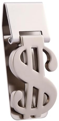 Little World Money Clip 1PCS - Stainless Steel Money Clip for Men, Minimalist Slim Wallet Money Clip Cash Business Card Holder