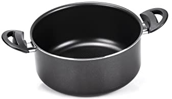 Moneta Gea Casseruola a 2 Manici, 28 Cm, Alluminio 100% riciclato, per Ogni Piano Cottura Incluso l'Induzione, Made in Italy