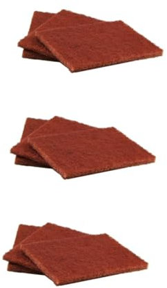 Sosoport 3er-Set Hochleistungs-grillplatten-Pads Küchenreinigungspads Für Bratpfanne Grillplatte Scheuerschwamm Scheuer-Nylon-reinigungstücher 5 Stück * 3