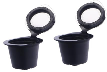 BUGUUYO Kaffeesieb 2St Mehrwegbecher Kaffeetasse Kaffeefilter Kaffeemaschine Sieb konzentrieren Kapsel Wiederverwendbare Kaffeefilter