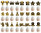 volumeoon 24 Pièces Cupcake Topper, Décoration Gâteau pour 18e Anniversaire, Décoration pour Cupcakes, Gateau, Biscuits, Desserts, Gâteau Topper pour Fête de 18e Anniversaire pour Garçons et Filles