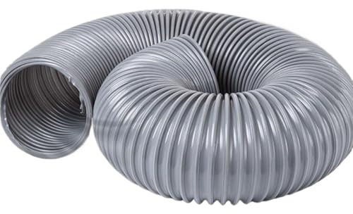Graues PVC-Kunststoffrohr for Staubsaugen, Vakuum-Rauchabzugsschlauch, Auspuffrohr, Luftschlauch, Innendurchmesser 30–100 mm x 1–5 Meter, 1 Stück(1 Meter,Inner Diameter 60mm)