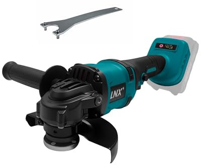 Cordless 125mm Angle Grinder for Makita 18V Battery, Brushless Motor, Battery Power Grinder Tool, 8500RPM 3 Variable Speed for Grinding, Cutting and Polishing (Battery Not Included)