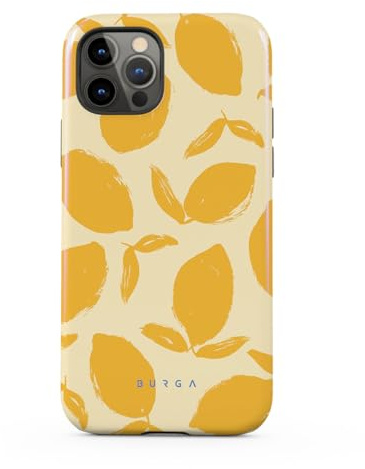 BURGA Handyhülle für iPhone 12 Pro Max – Unisex Hybrid-Schutzhülle mit stoßdämpfendem TPU & kratzfester Außenschale, erhöhter Displayrand, MagSafe-kompatibel, kabelloses Laden, stylisches Design