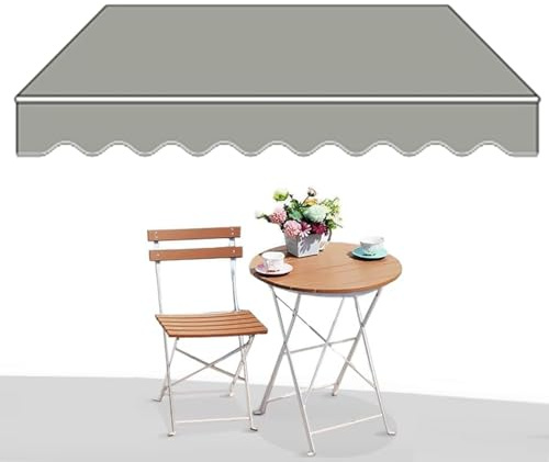 Tenda Da Sole A Bracci Estensibili Per Esterno, 2x1.5/3x2.5/4x3/5x3m, Tenda A Braccio Raggi Uv Con Braccio Snodato, Supporto A Parete, Manovella, Per Esterni, Terrazze, Balcone
