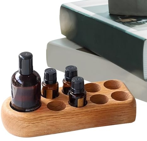 Soporte exhibidor para pintauñas en gel Compacto Escritorio Madera Ranuras