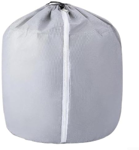 DAZZLEEX Housse de protection pour pots de fleurs, bouclier contre le gel pour temps froid, tissu Oxford isolé et couche de coton perlé pour petits arbustes (gris, 65 x 70 cm)