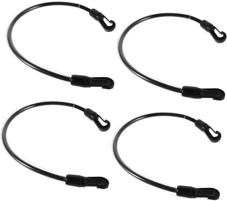 EPIGEIST 4 Stück Elastische Pferdedecken Beinschnüre mit Doppelclips Stretchige Robuste Beingurte für Sicheren Halt Aller Jahreszeiten Pferdedecken Kompatibel mit Winter Regendecken