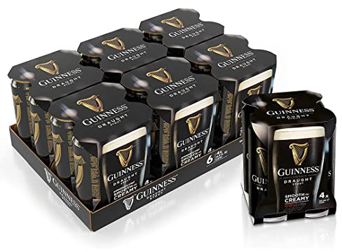 Guinness - Birra ad alta fermentazione Draught - Pack di 24 Lattine da 0,44 L