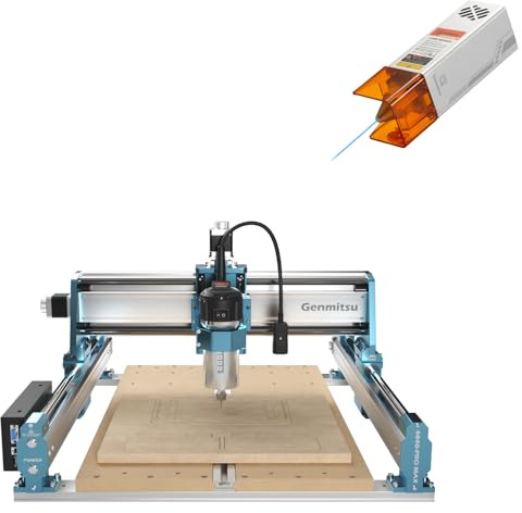 Genmitsu CNC 4040-PRO MAX+ 10W Lasermodul | zum Fräsen von Holz, Metall und Acryl, GRBL-Steuerung