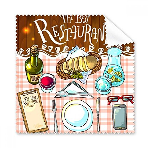 The best restaurant Wine Lemonade Glasses Cloth Cleaning Cloth Gift Phone Screen Cleaner 5pcs