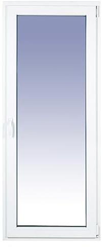 Ventanastock Puerta Balconera PVC 800x2000 Practicable Oscilobatiente 1 hoja con apertura Derecha