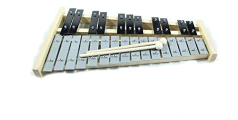 Xylophon 27-Ton-Aluminium-Xylophon-Glockenspiel-Schlagzeug Mit 2 Schlägeln