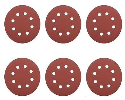 Pulidora de piedra Pulidor de lijadora de palma Orbital aleatoria de aire for herramienta eléctrica neumática de almohadilla de 5 pulgadas y 125mm Cómoda de usar(50Pcs Sandpaper set)