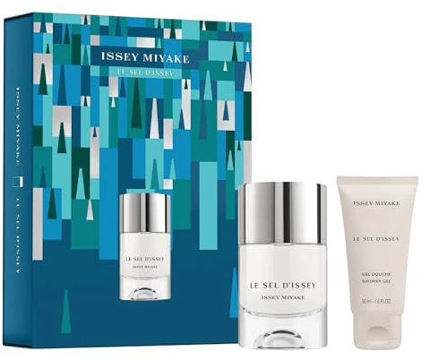 Issey Miyake Le Sel d'Issey Eau de Toilette & Shower Gel Gift Set 2024 (50ml EDT & 50ml Shower Gel)