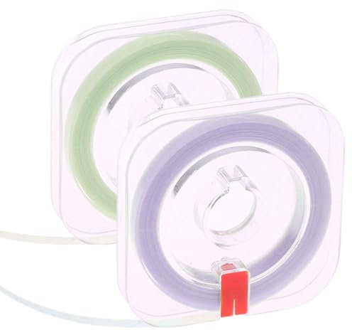 OUDQFCJ 2 Rotoli Carta Smeriglio e Strisce di Lucidatura per Spazi Interdentali, Abrasive, Fascette Sbiancanti per Denti, Profonda dell'Igiene Orale, 30μm/50μm, Scatola Striscia (4mm*6m)