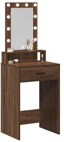 vidaXL Smyckebord Brun 50 x 41 x 140 cm Konstruerat trä