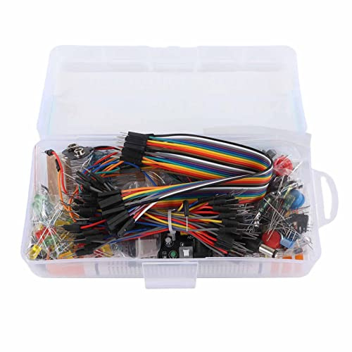 lyrlody Electronics Component Kit Controlled Led Brightness, Ideal for Beginners with Stable Structure and Performance, Breadboard Kit Assortment Basic Starter, for R3 Development