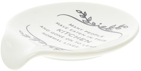 SMASOLO Soporte para Cucharas de Resistente para Cocina Bandeja para Mango Diseño Creativo y Práctico para Evitar Suciedad y Rodamiento Fácil de Limpiar y Almacenar