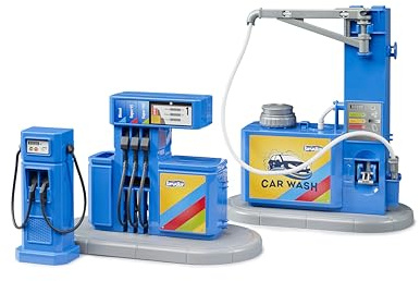 bruder 62113 - Accessoires station-service et aire de lavage