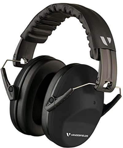 Vanderfields Gehörschutz Noise Cancelling Kopfhoerer Für Erwachsene - SNR 26dB - Gehörschutz Schießsport, Gehörschutz Arbeit für Garten, Lärmschutz Kopfhörer, Kapselgehörschutz, Schallschutzkopfhörer