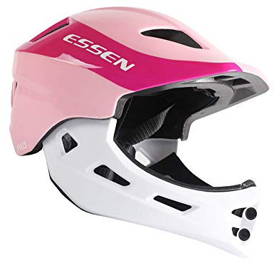 Adult Helmets Casco Integrale per Bambini, Casco modulare Removibile Casco Ciclismo con Anti-cursore Downhill Bici Equitazione Skateboard Pattinaggio, Ragazzo Ragazza Bambino Neutro