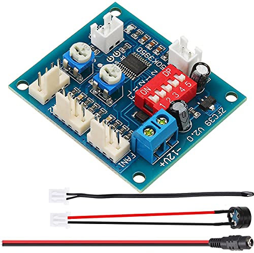 Youmile Vierdraht Thermostat 12V PWM Lüfter Drehzahlregler Regler Modul für PC Ventilator Drehzahlregelung Funktion